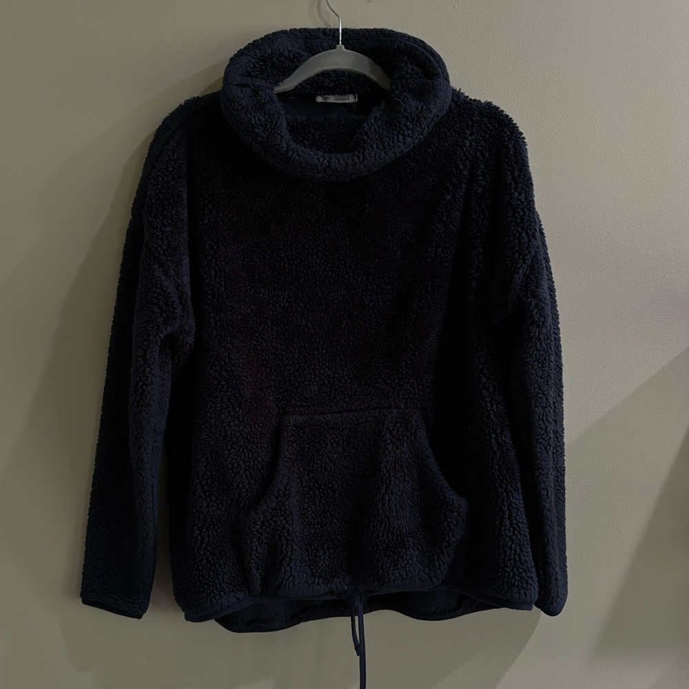 Carve Designs Black Sherpa Pullover Hoodie